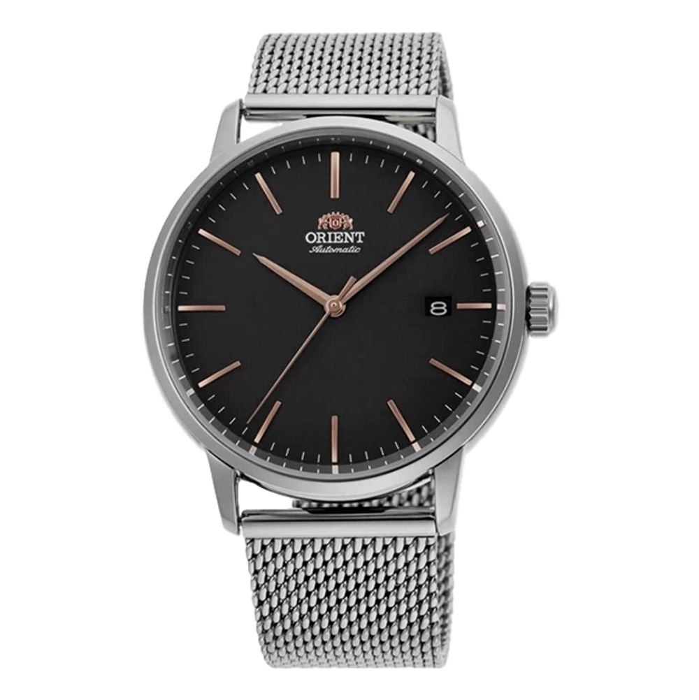 Maestro Black Dial Rose Gold Accents