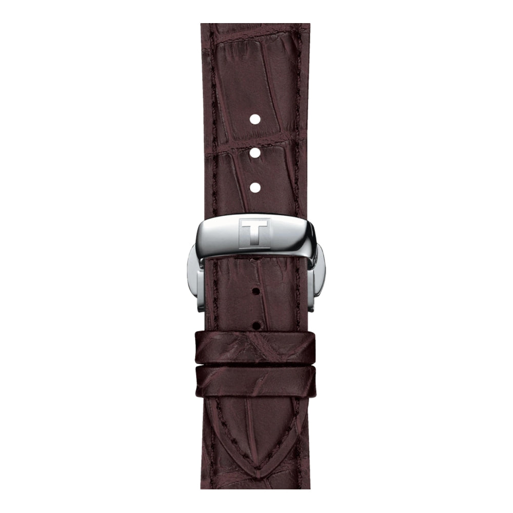 Tissot Official Brown Leather Strap 21mm