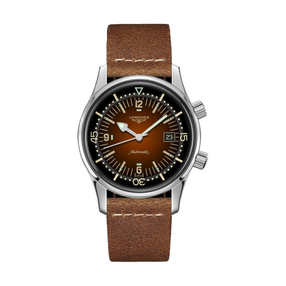 Legend Diver Watch Brown Dial