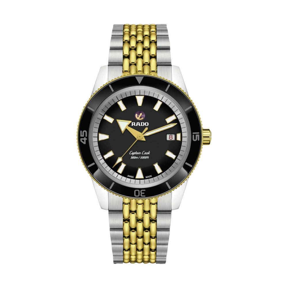 Captain Cook Automatic 42mm Two-Tone Yellow Gold-Tone